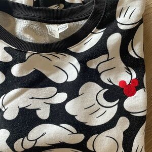 Disney Licensed Mickey Mouse size L Black & White Sweatshirt